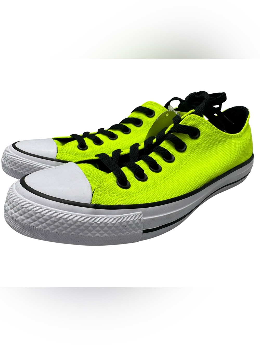 Converse Chuck Taylor All Star Low Neon Yellow 153919F Womans 8 NWT NEW